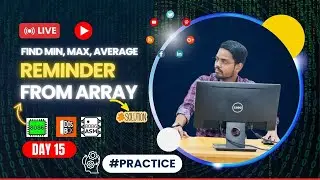 Find Smallest, Largest, Average and Reminder From the Array in Assemble Language | EMU8086 | DAY-15