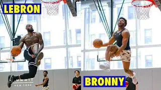 LeBron James, Bronny James & Bryce James WORKOUT TOGETHER!!! 🔥