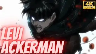 ATTACK ON TITAN 「AMV」 -  LEVI ACKERMAN | Already Over(RED) 4K