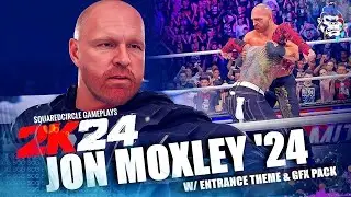 WWE 2K24 Jon Moxley w/ AEW Entrance Theme & Graphics Pack | New WWE 2K24 Mods