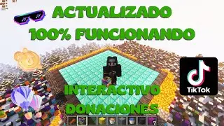 🔥TIK TOK MINECRAFT Interactivo con Donaciones - servidor actualizado funcionando Gana 💰 TIKTOK LIVE