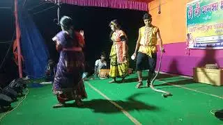 আজকে রাতে ঘুমের ছুটি। মনসার গান। বাড়ির পাশে প্রগাম ছিল।