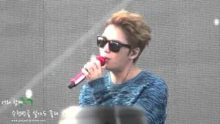 141005 JYJ 강남한류 콘서트 리허설 - 화장