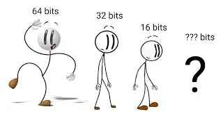 64 bit 32 bit 16 bit 8 bit 4 bit 2 bit 1 bit