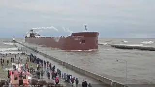 Paul R Tregurtha arrived Duluth 12/02/2018