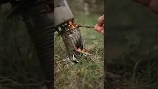 не супер зручна піч з підручних матеріалів 