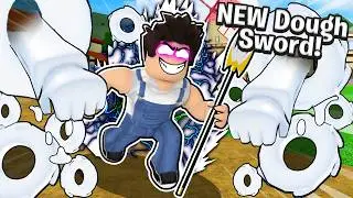 NEW DOUGH SWORD SHOWCASE! *Insanely Good!* Roblox Blox Fruits