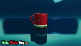 Watermelon Mug  - Blender Practices