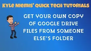 Get your own copy of Google Drive files from someone else's folder