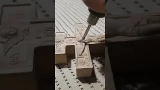 Крест настольный. Постобработка после ЧПУ