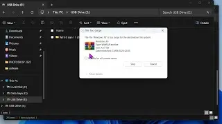File Large saat transfer data ke flashdisk