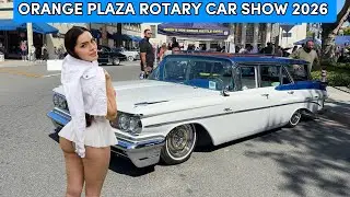     🫣Orange Plaza Rotary Car Show 2026 | Amazing Classics & Muscle Cars