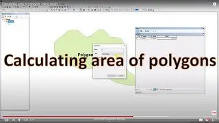 cara hitung panjang di arcgis|cara hitung luas di arcgis|calculating area of polygons using arcgis