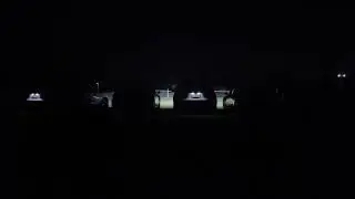 Tesla New Years Eve Light Show - Auld Lang Syne
