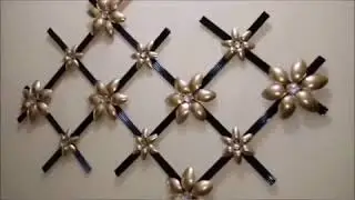 ✔️ Hermosa DECORACIÓN con CUCHARAS de PLÁSTICO! 😍
