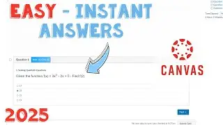 How to Get Canvas Quiz Answers | Works On Any Platform