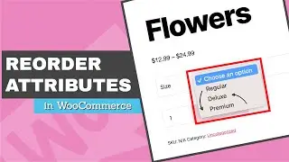Reorder and Sort Product Attributes in WooCommerce