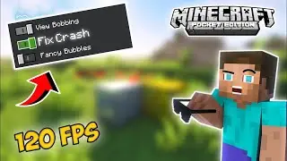 FIX minecraft PE Crash & Lag Problem and GET 120 FPS | Minecraft PE Problem FIX