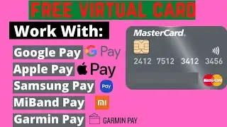 How to get a FREE Virtual Card without any Bank Account | International Virtual Card for G Pay