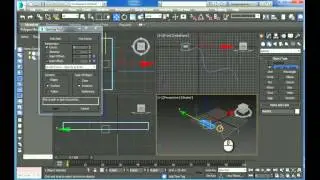 Creating a park bench from laths using spacing tool in Autodesk 3ds max