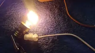 RADIANT ENERGY BULB 💡 LIGHTS FROM SINGE WIRE