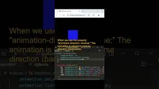 CSS Animation Tutorial: Keyframe Animation example-4 || animation-direction property