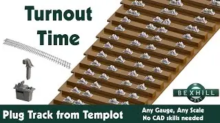 S2 E32 3d Printing Turnout Components with Templot Plug Track | Bexhill West model railway