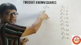 MATHS MADE EASY: SQUARES OF TWO DIGIT NUMBERS
