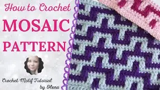 How to crochet Mosaic pattern