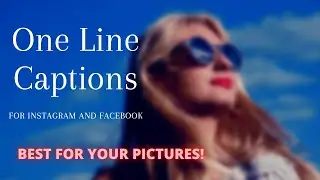 20 One Liner Captions for Instagram #instagramcaptions #facebookcaptions #20captions #captionshub