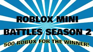 WE CREATED OUR OWN RB BATTLES! Roblox Mini Battles Trailer