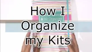 How I Organize my sticker Kits |  Marcela best
