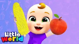 Yes Yes Yummy Vegetables | Kids Songs & Nursery Rhymes by Little World