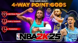 BEST GUARD BUILDS IN NBA 2K25! BEST POINT GUARD BUILDS IN NBA 2K25 + MYPLAYER BUILDER BREAKDOWN!
