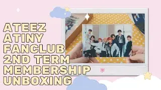 Ateez 2nd Term Atiny Membership Unboxing