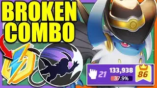 NEW BROKEN ITEM COMBO CHARGING CHARM + PURSUIT ABSOL | Pokemon Unite
