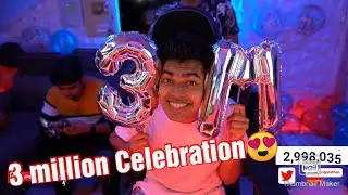 Jonathan celebrating 3 million subscribers on his birthday|jonny army op🤩
