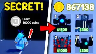 NEW *BEST* Way To Get COINS FAST! Secret Tips & Tricks.. (Toilet Tower Defense)