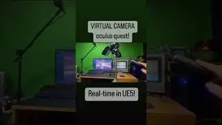 Virtual camera in UE5.1 tracking! 
