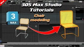 3ds max 2024 chair modeling Tutorial  step by step for beginners