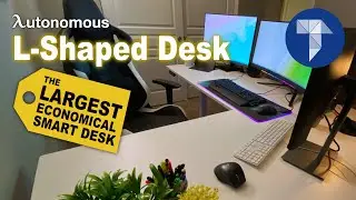 Autonomous L-Shaped Smart Desk: The Largest Economical Desk Money Can Buy