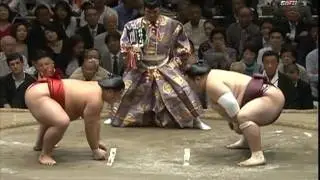 The autumn sumo tournament 2015 year 13-15 days of the Aki Basho