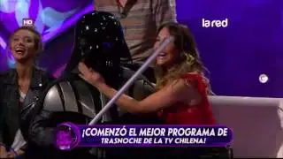Salfate irrumpió en Así Somos vestido de Darth Vader