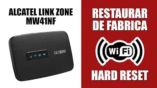 How to Reset or Factory Restore the Alcatel Link Zone MW41NF Modem (Netwey)
