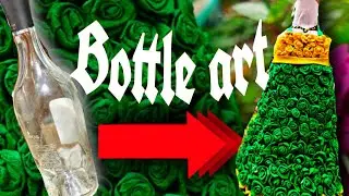 How To Create  Bottle Craft |Shibi Craft Villa |#bottle art #youtube