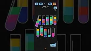 water color sort level 301 walkthrough solutions iOS