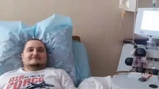 Евгений Лепёшкин стал донором костного мозга