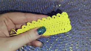 Easy crochet border