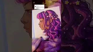 The Backside 👀... Sharpie Test! | Galaxy Gals Coloring Book