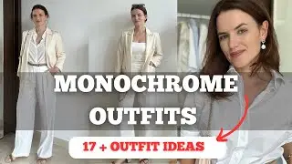 How to Style White Monochrome Outfits | Chic All White Look | All White Lookbook